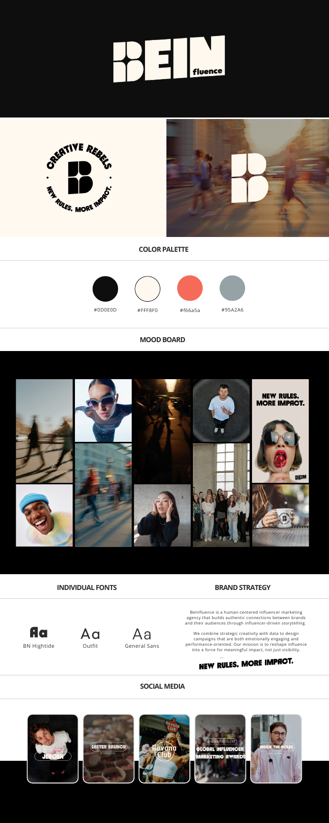 Le brand kit BeInfluence